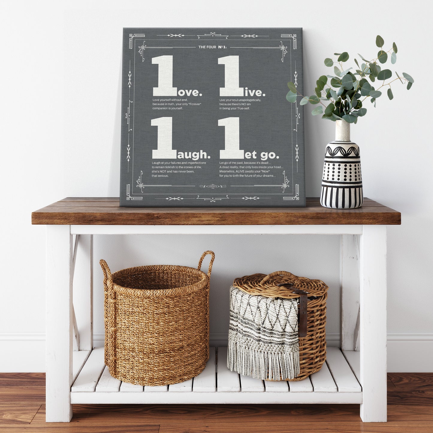 The Four Number ONEs | Wall Art Canvas