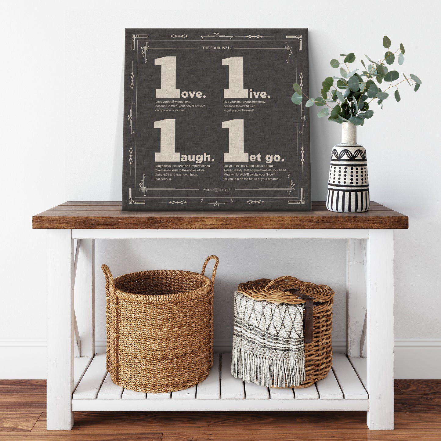 The Four Number ONEs | Wall Art Canvas
