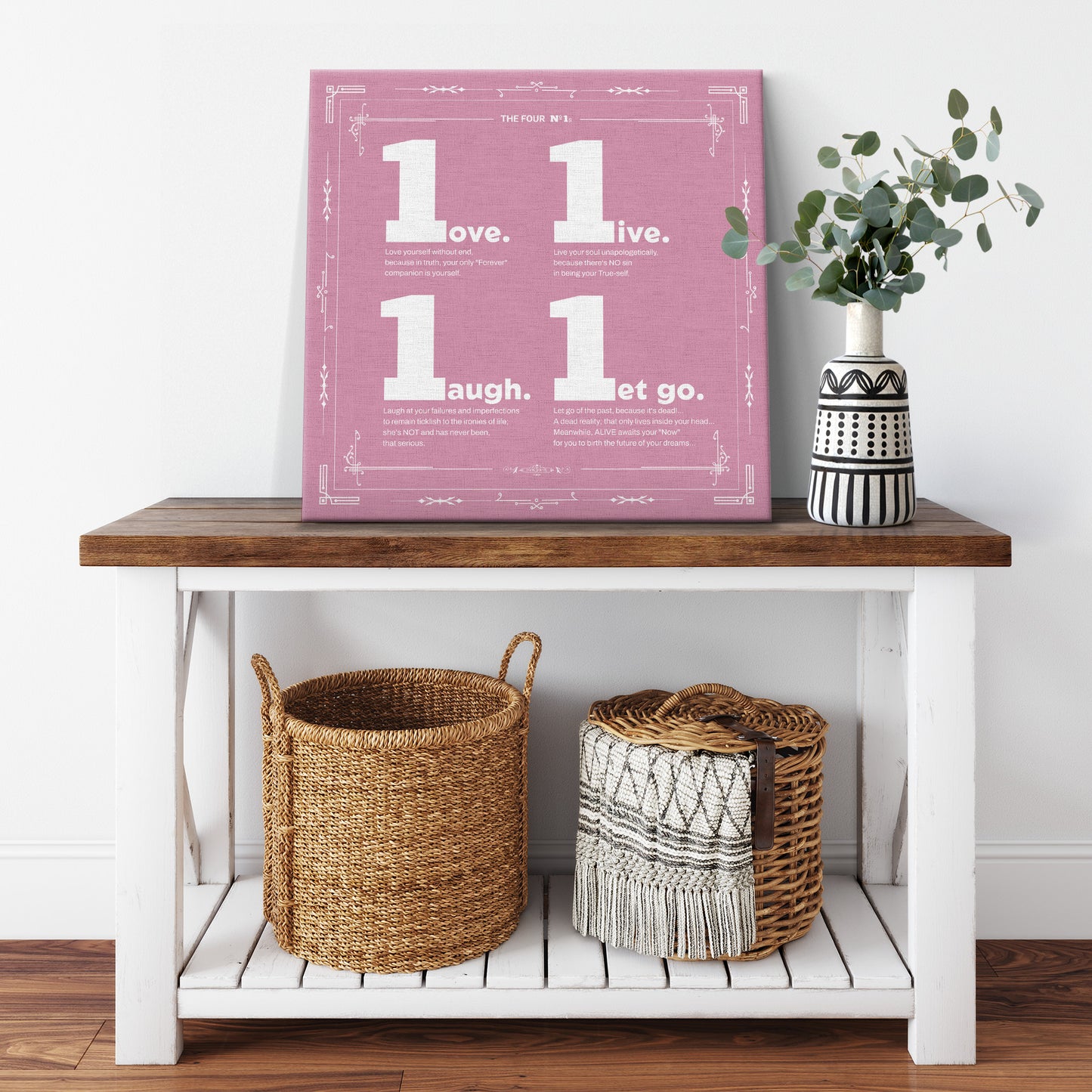 The Four Number ONEs | Wall Art Canvas
