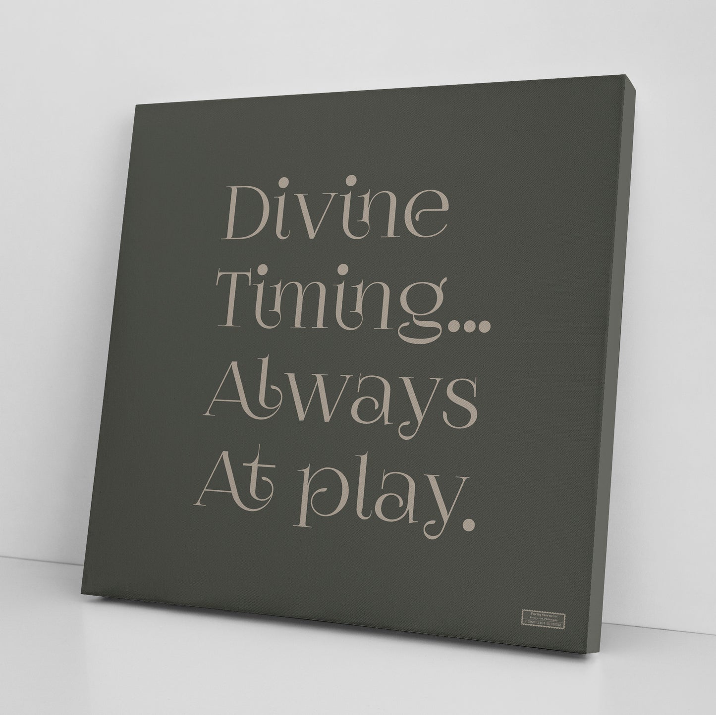 Divine Timing | Wall Art Canvas