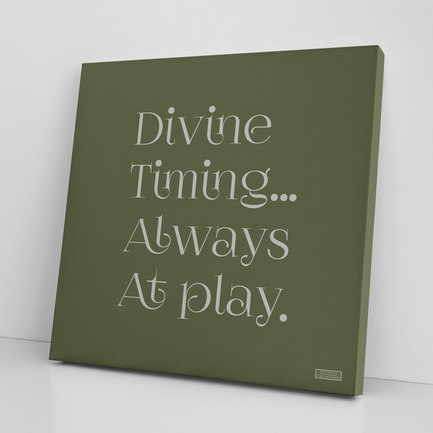 Divine Timing | Wall Art Canvas