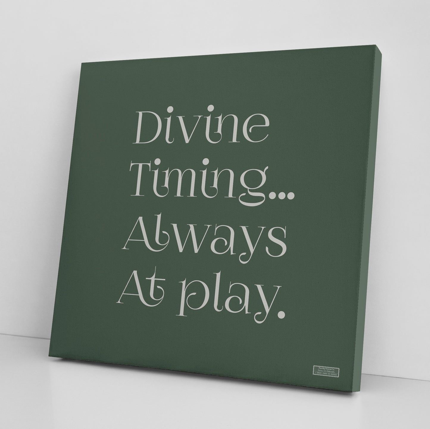 Divine Timing | Wall Art Canvas