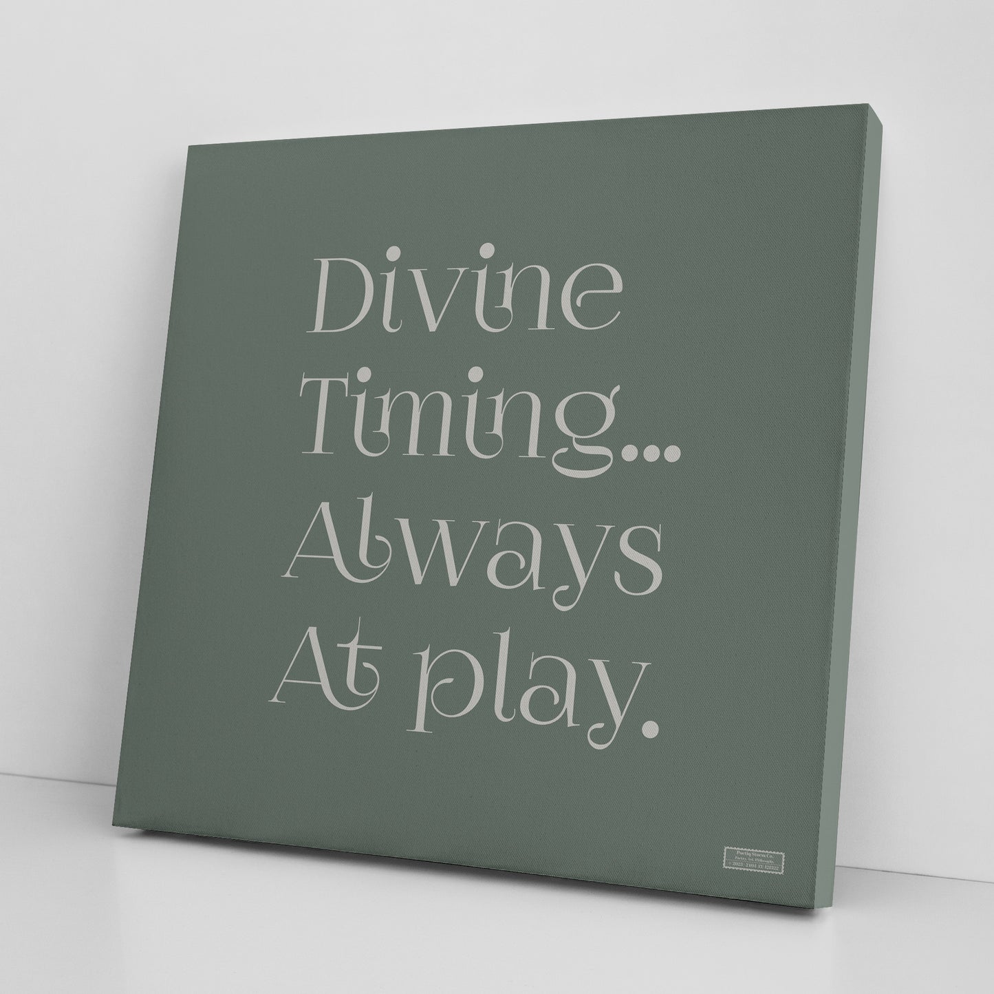Divine Timing | Wall Art Canvas