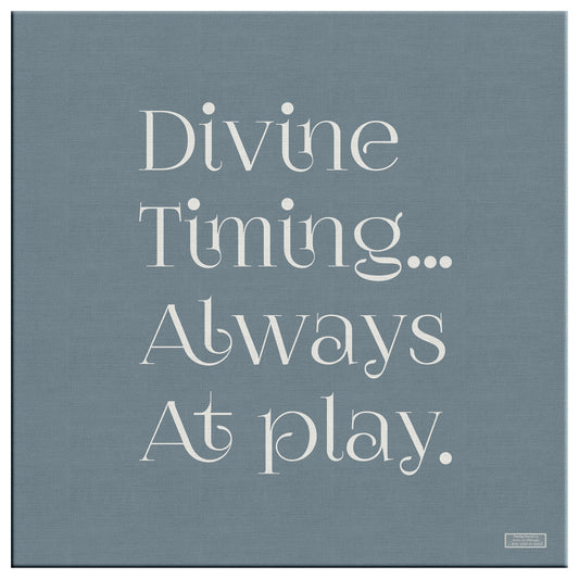 Divine Timing | Wall Art Canvas