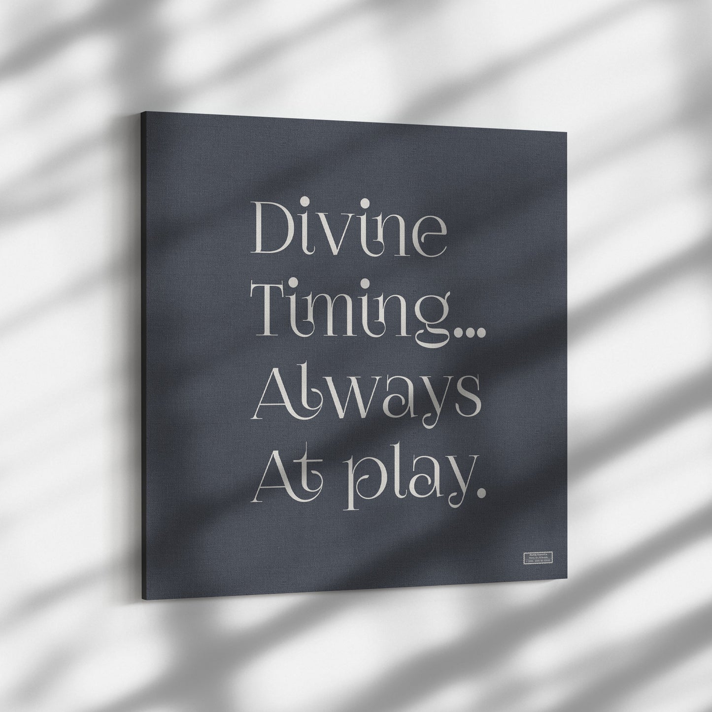 Divine Timing | Wall Art Canvas