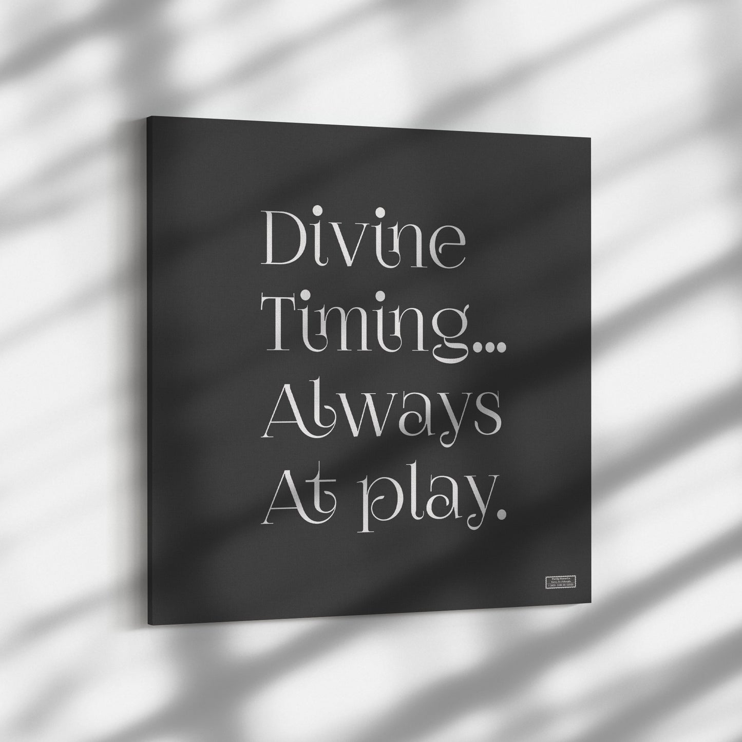 Divine Timing | Wall Art Canvas