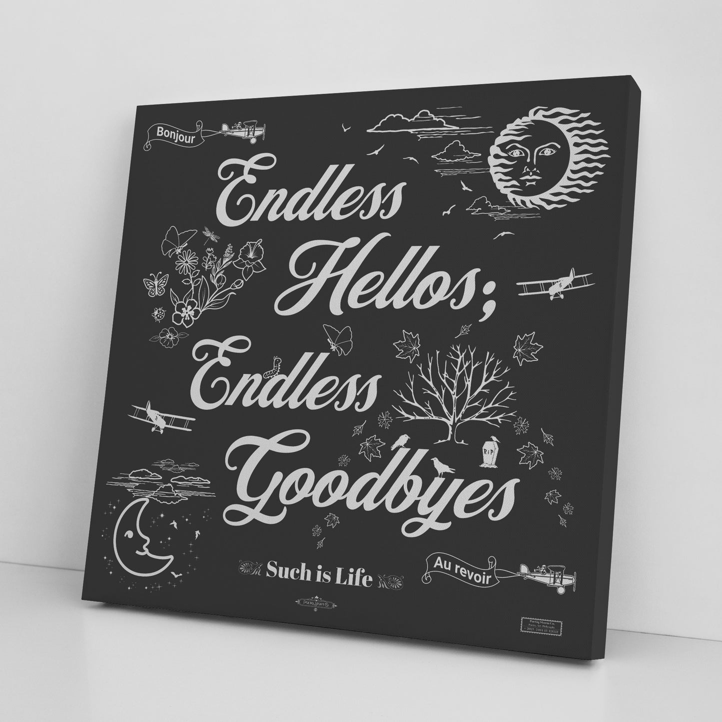 Endless Hellos | Wall Art Canvas