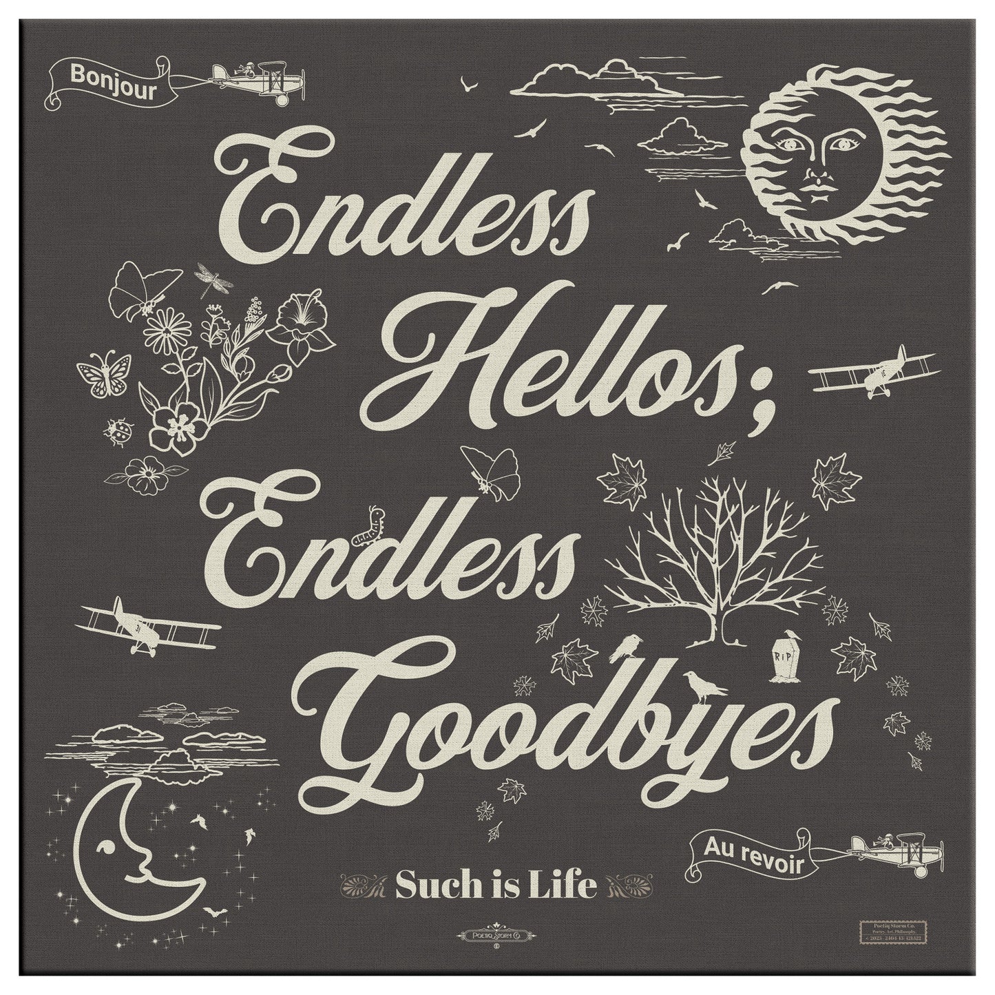 Endless Hellos | Wall Art Canvas