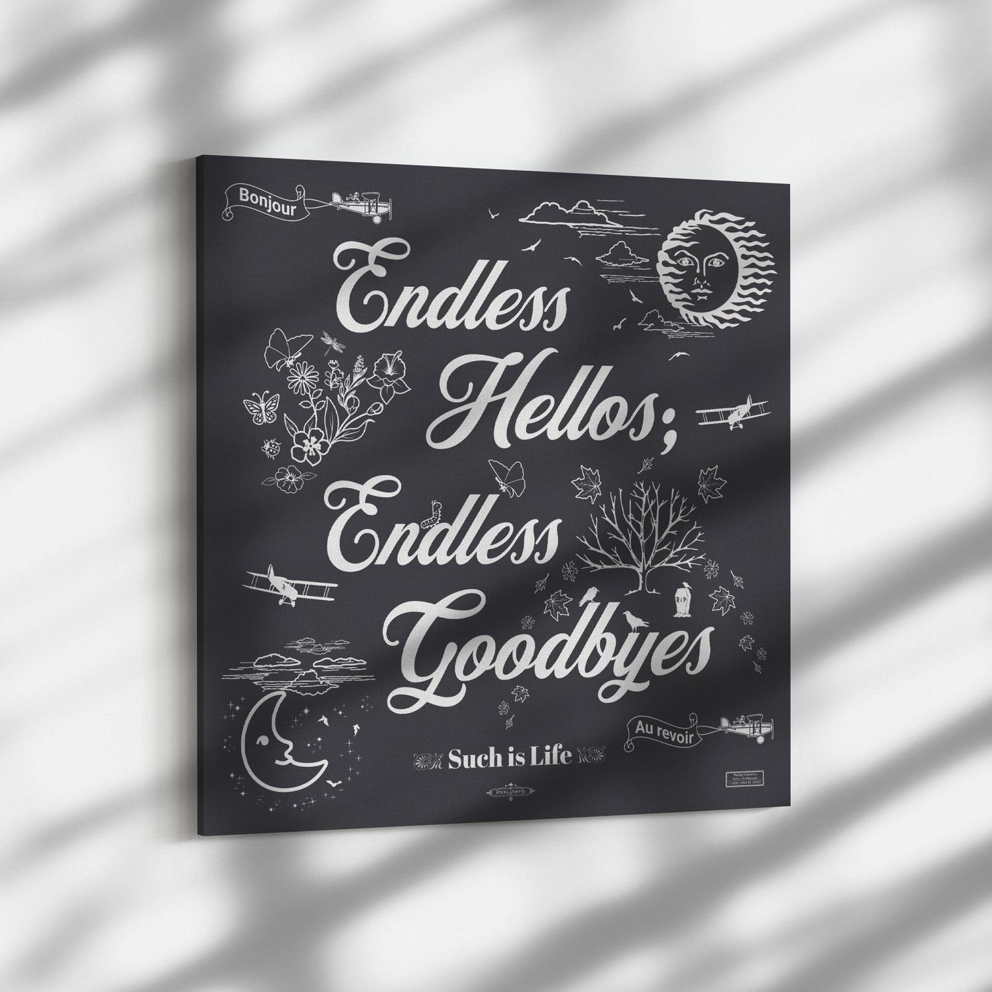 Endless Hellos | Wall Art Canvas