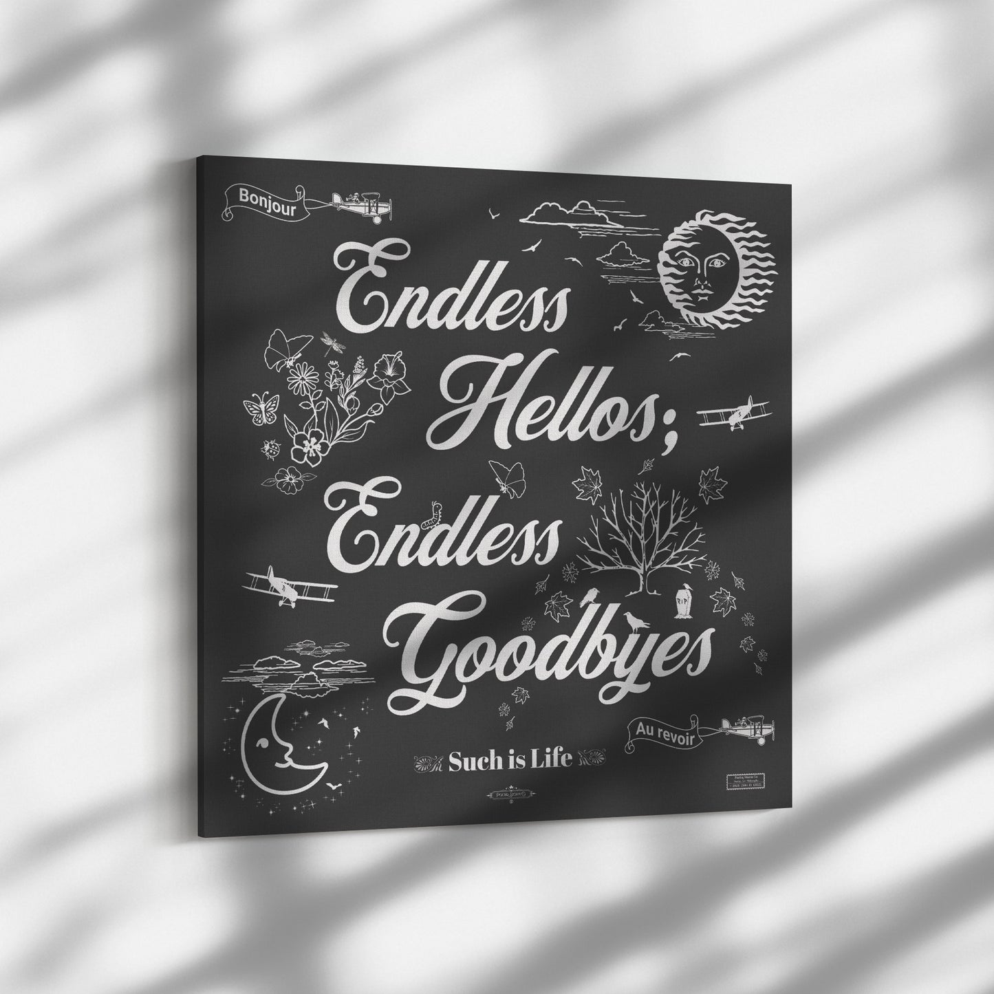 Endless Hellos | Wall Art Canvas