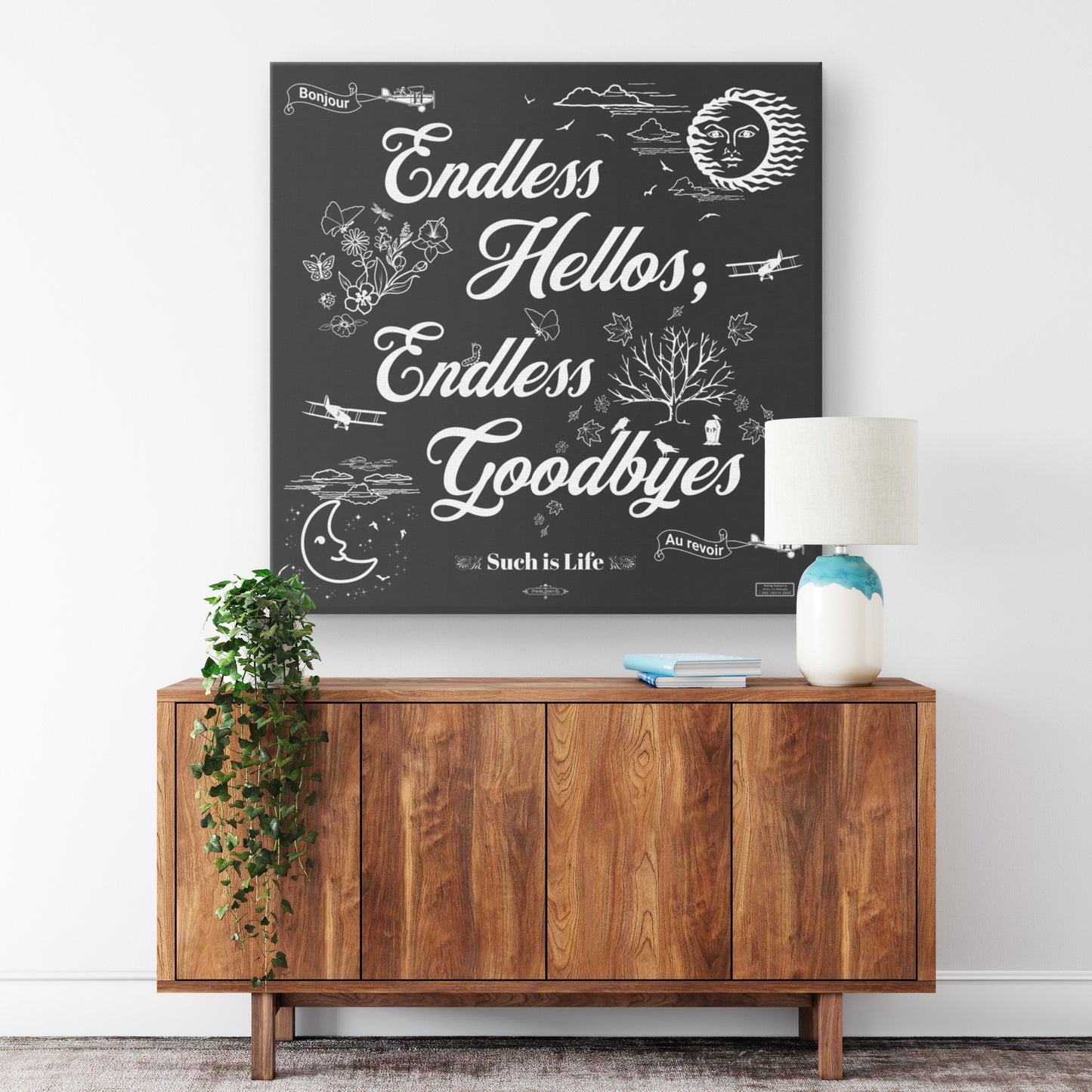 Endless Hellos | Wall Art Canvas