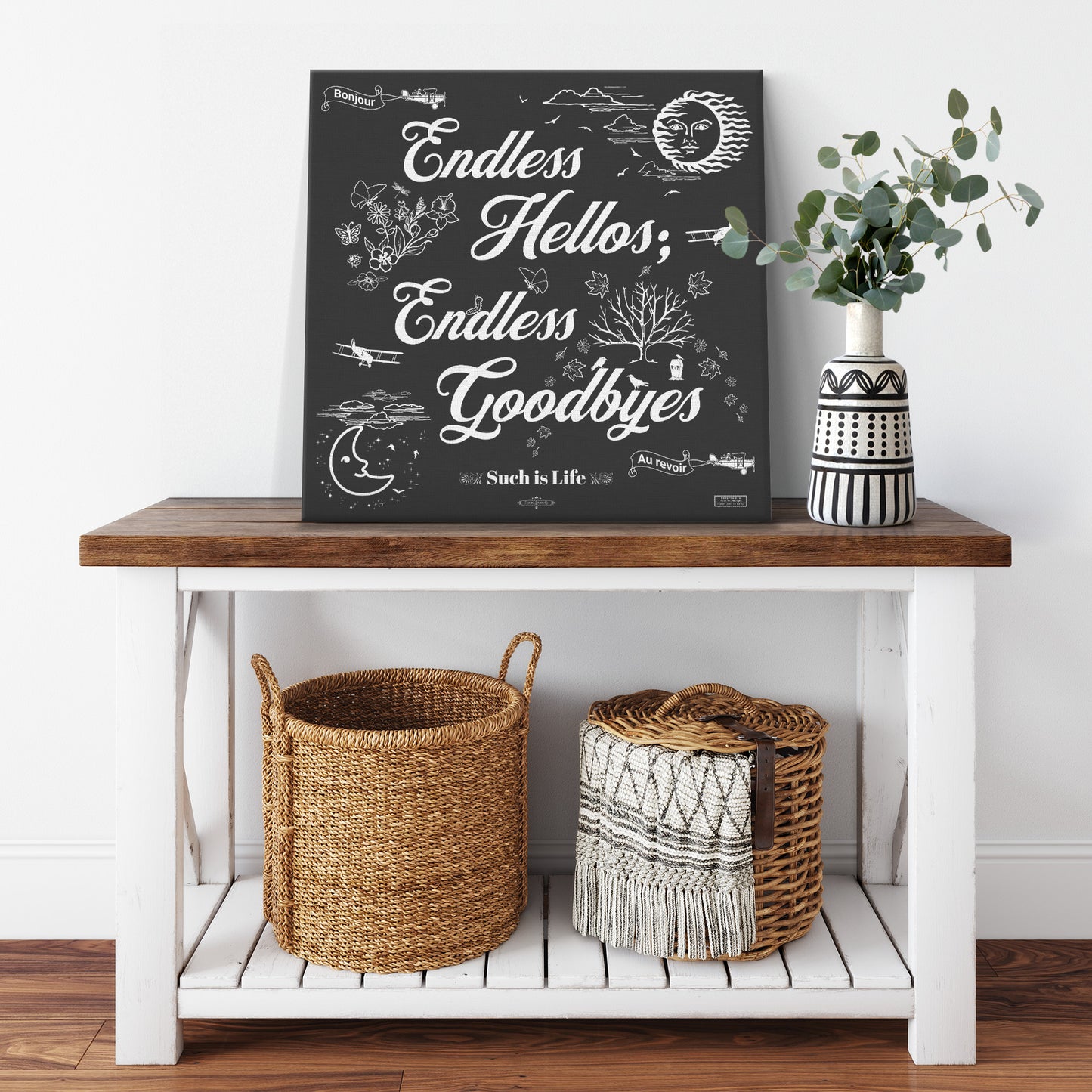 Endless Hellos | Wall Art Canvas
