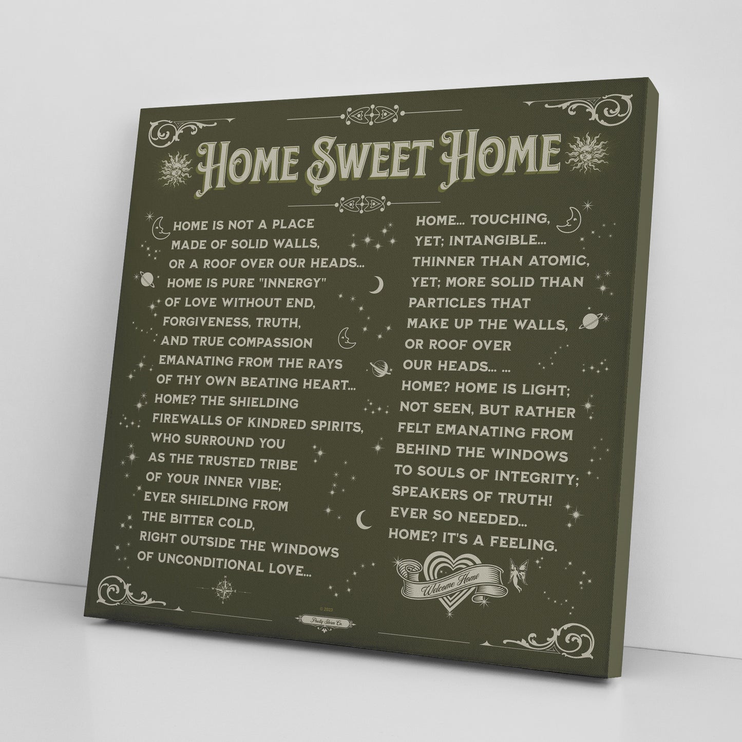 Home Sweet Home | Wall Art Canvas