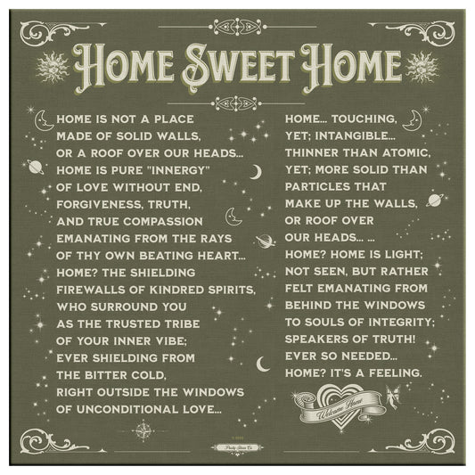 Home Sweet Home | Wall Art Canvas