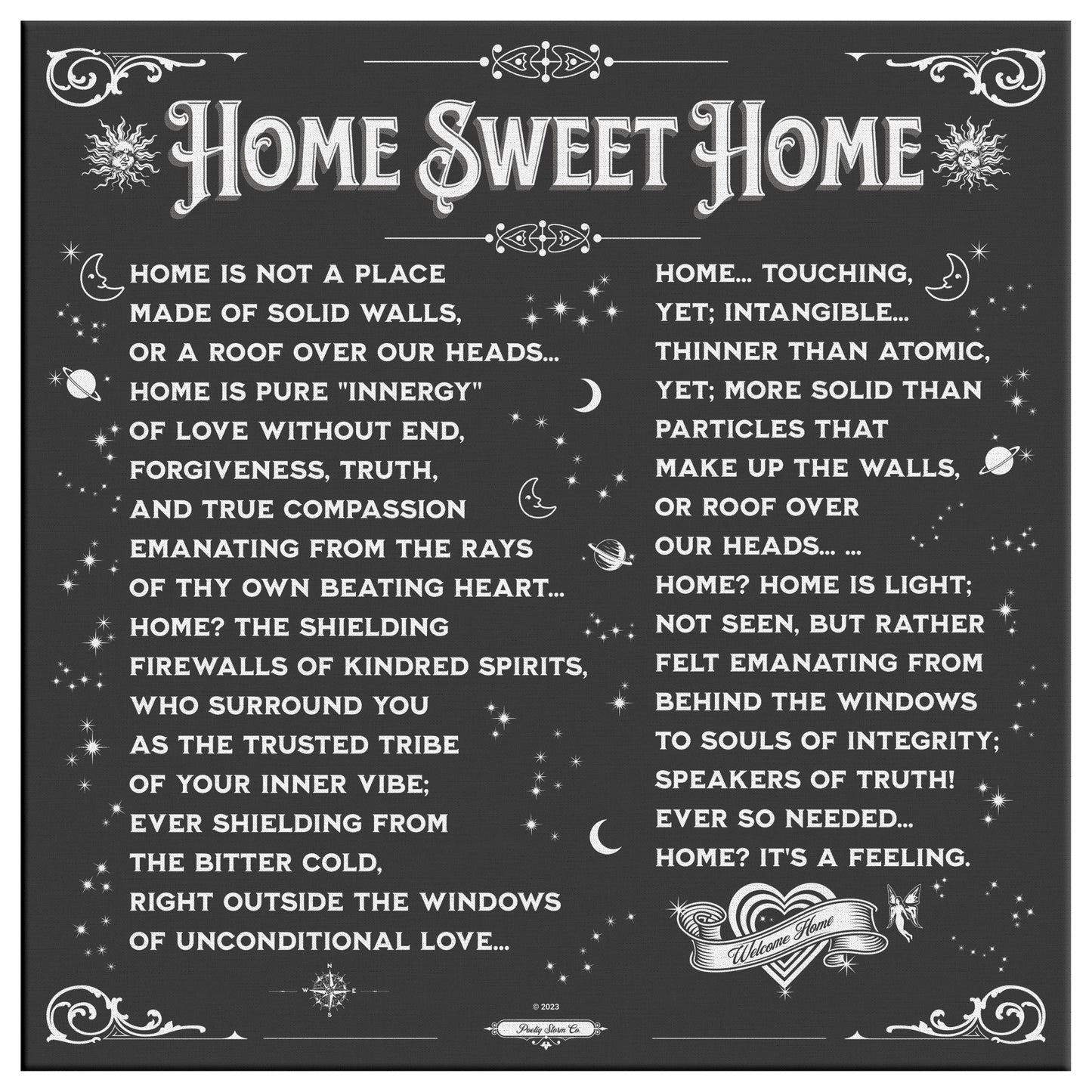 Home Sweet Home | Wall Art Canvas