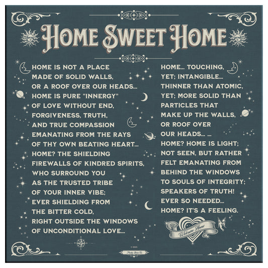 Home Sweet Home | Wall Art Canvas