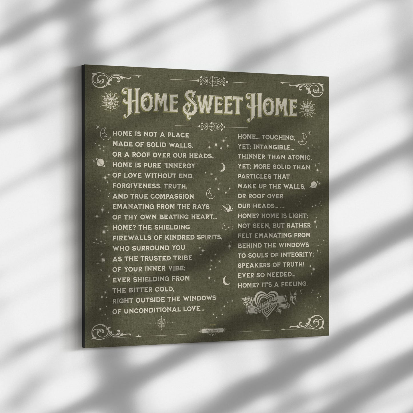 Home Sweet Home | Wall Art Canvas