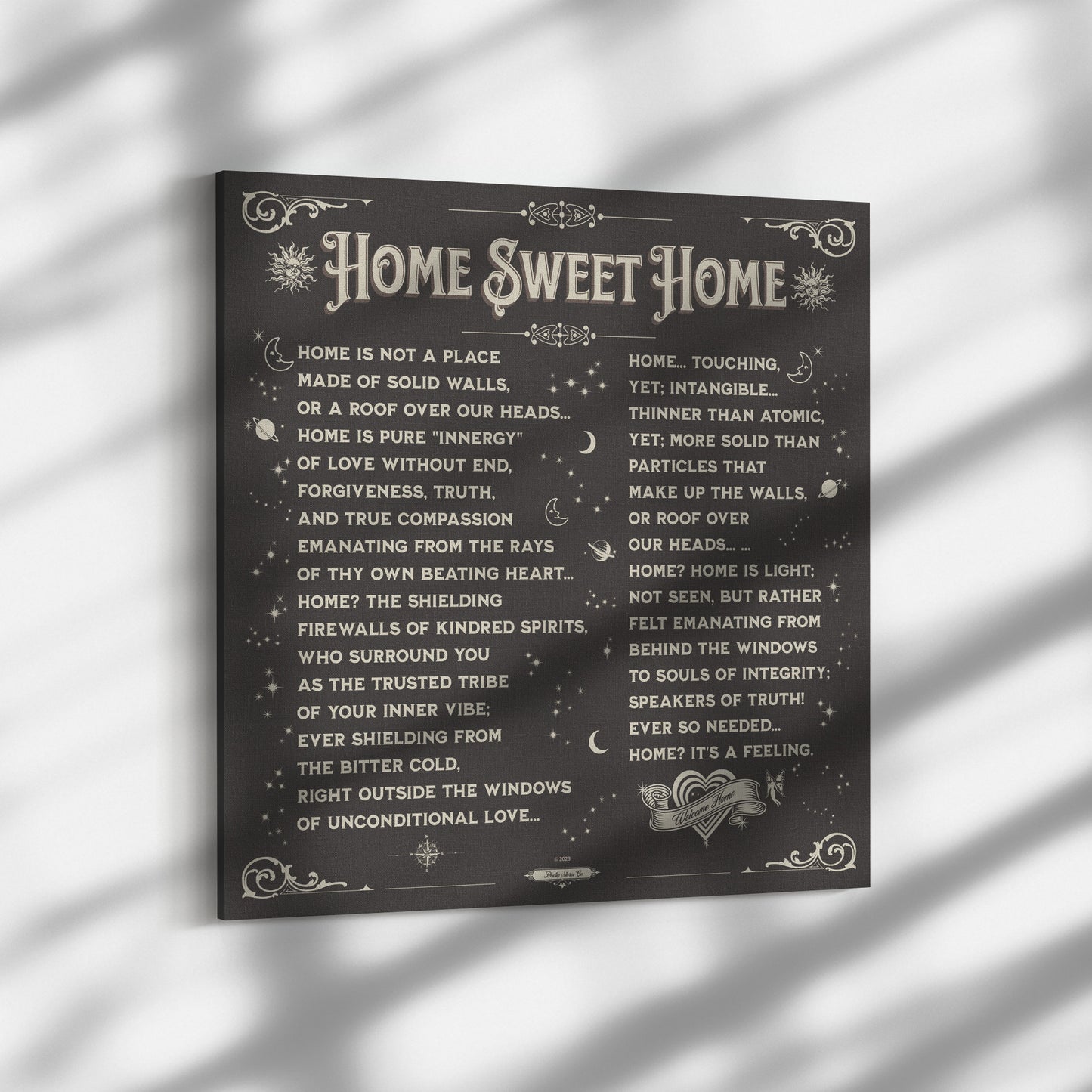 Home Sweet Home | Wall Art Canvas