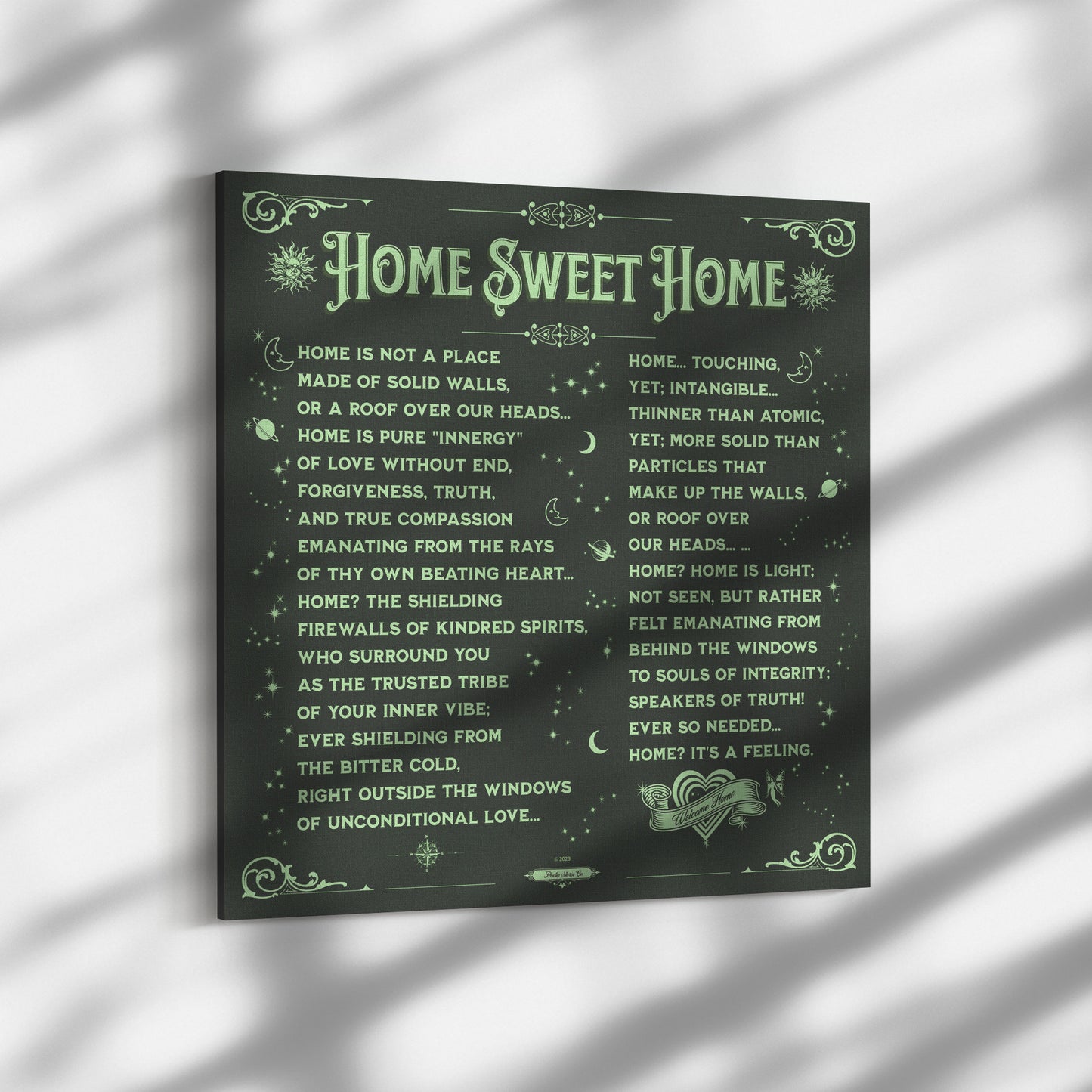 Home Sweet Home | Wall Art Canvas