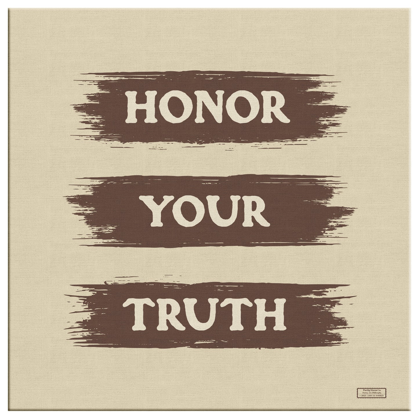 Honor Your Truth | Wall Art Canvas