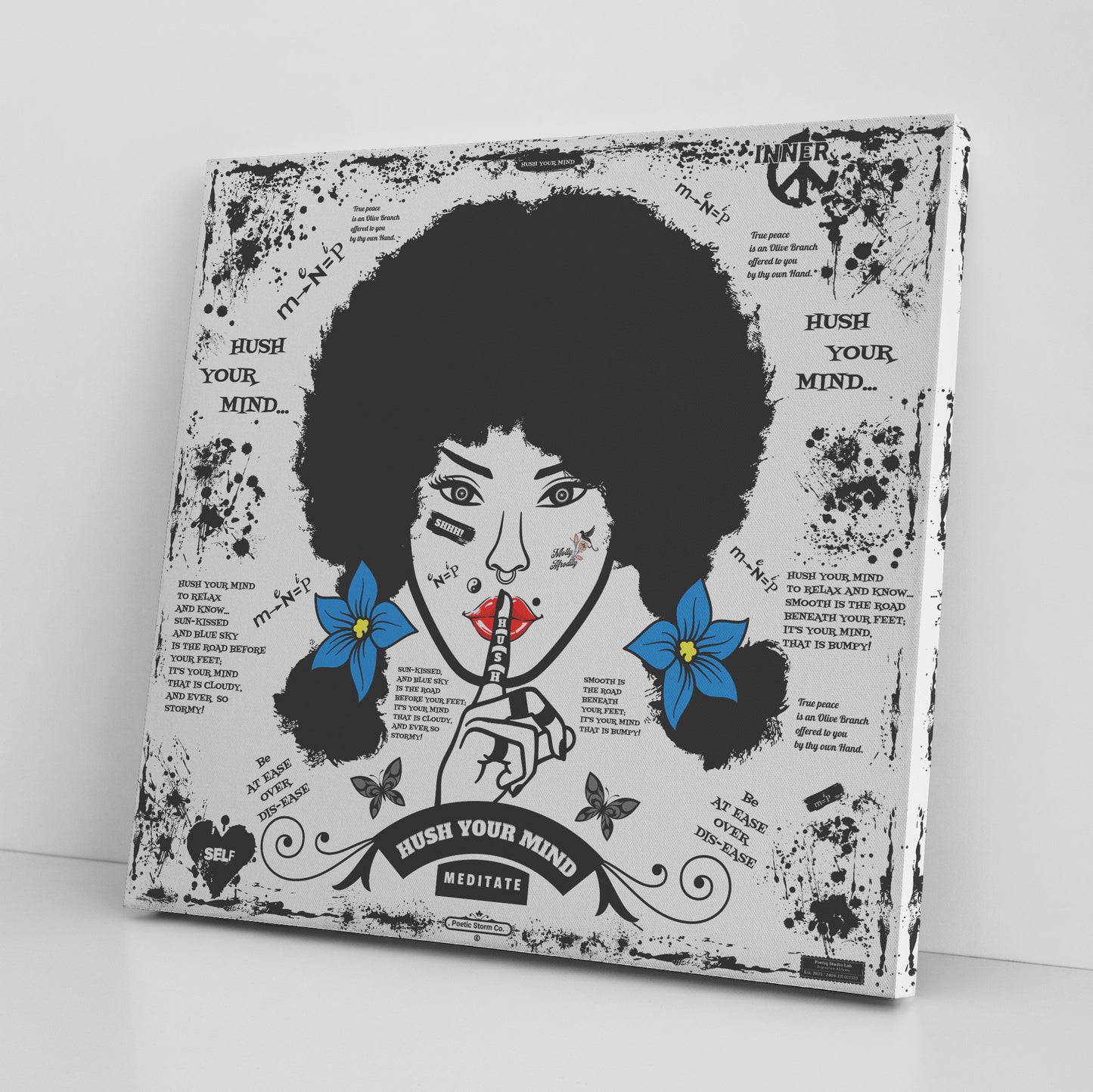 Hush Your Mind | Wall Art Canvas