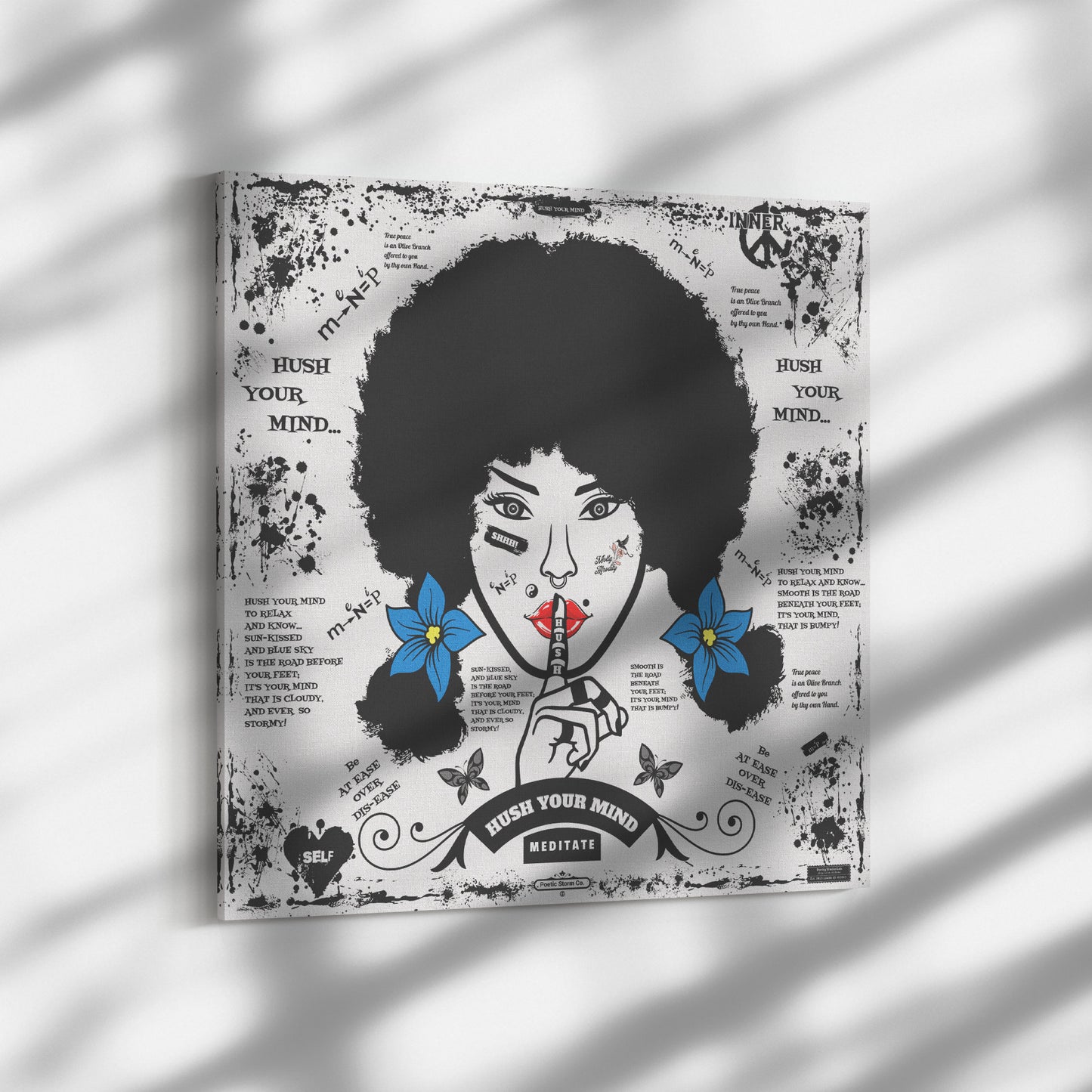 Hush Your Mind | Wall Art Canvas