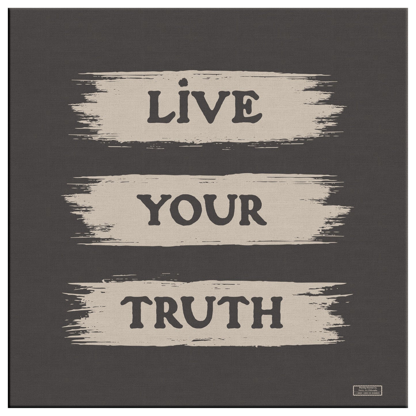 Live Your Truth | Wall Art Canvas