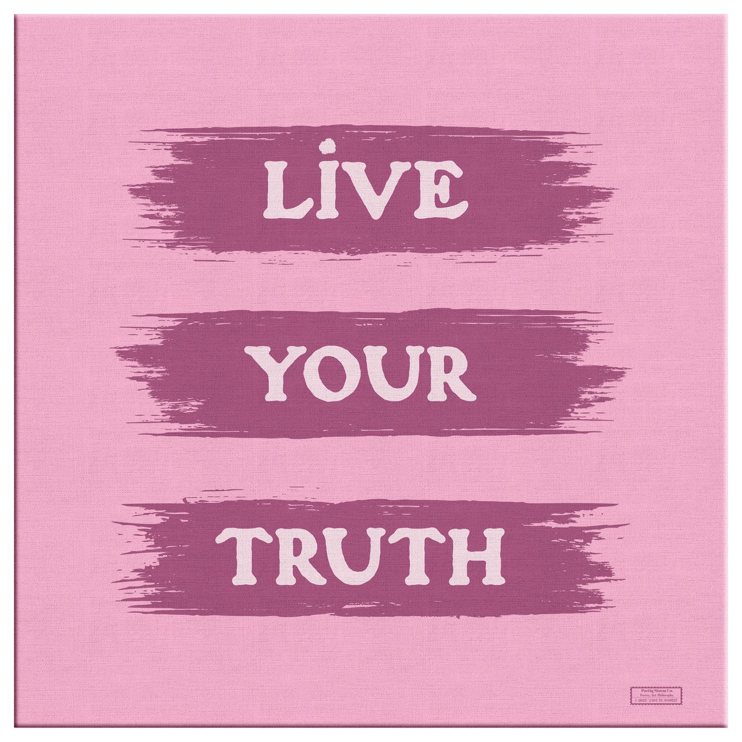 Live Your Truth | Wall Art Canvas