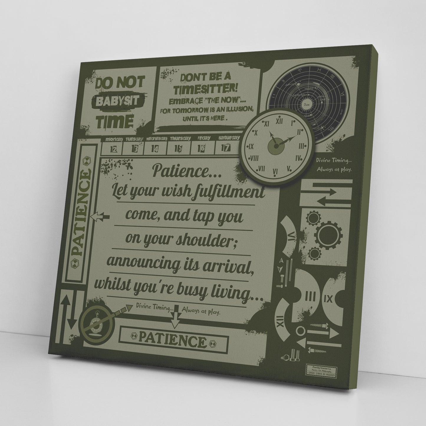 Patience | Wall Art Canvas