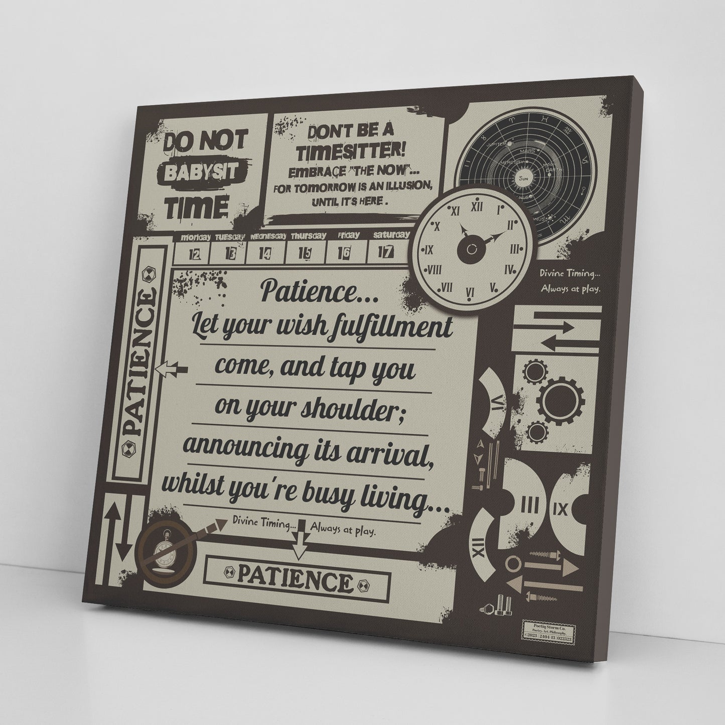 Patience | Wall Art Canvas