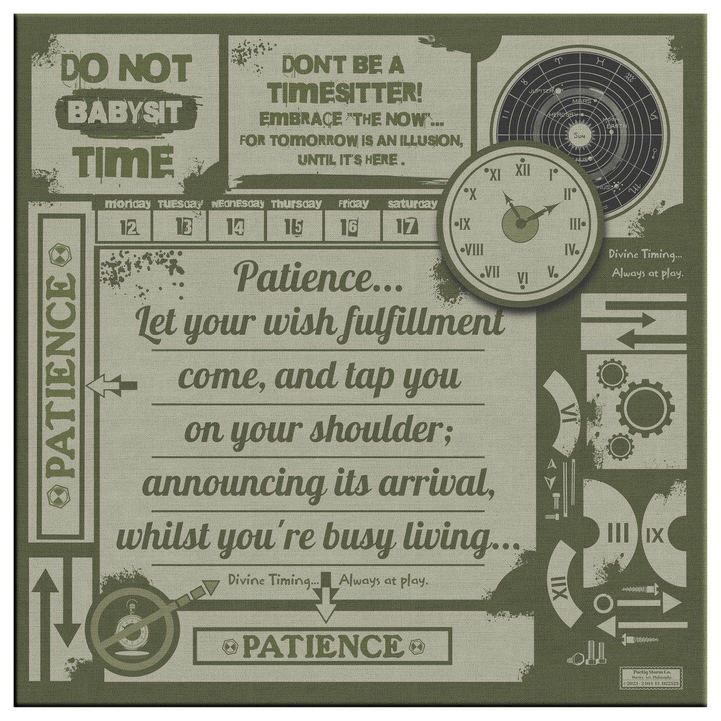 Patience | Wall Art Canvas