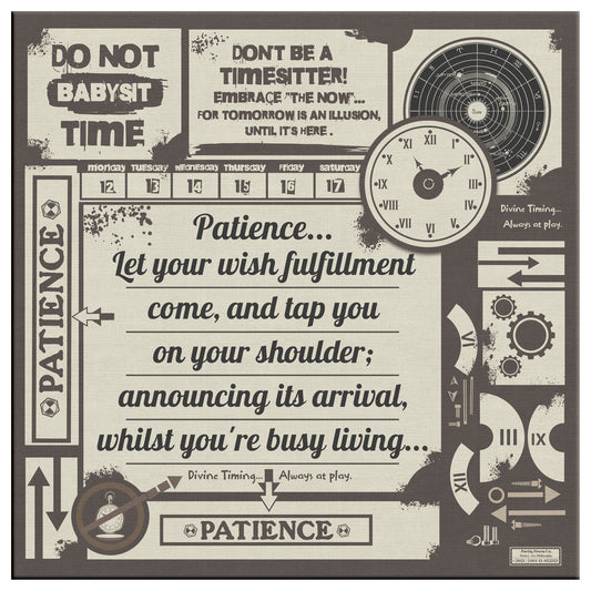Patience | Wall Art Canvas
