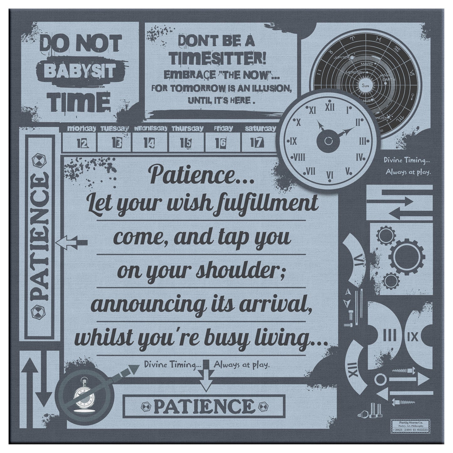 Patience | Wall Art Canvas