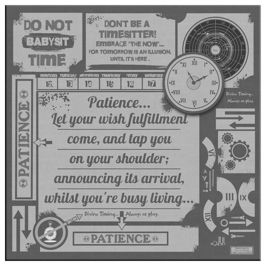 Patience | Wall Art Canvas