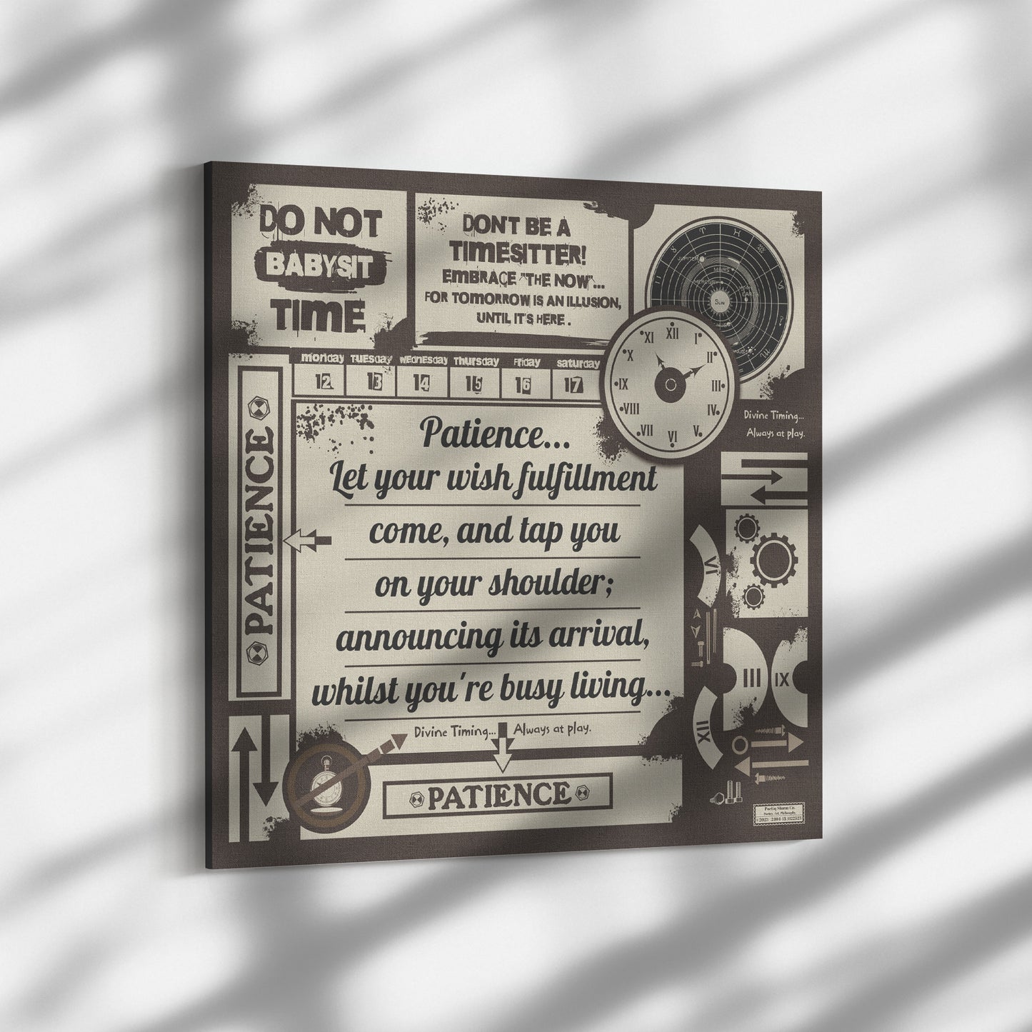 Patience | Wall Art Canvas