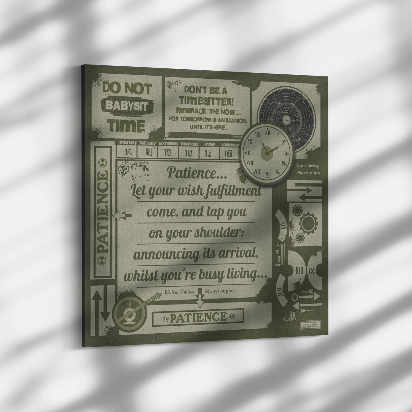 Patience | Wall Art Canvas