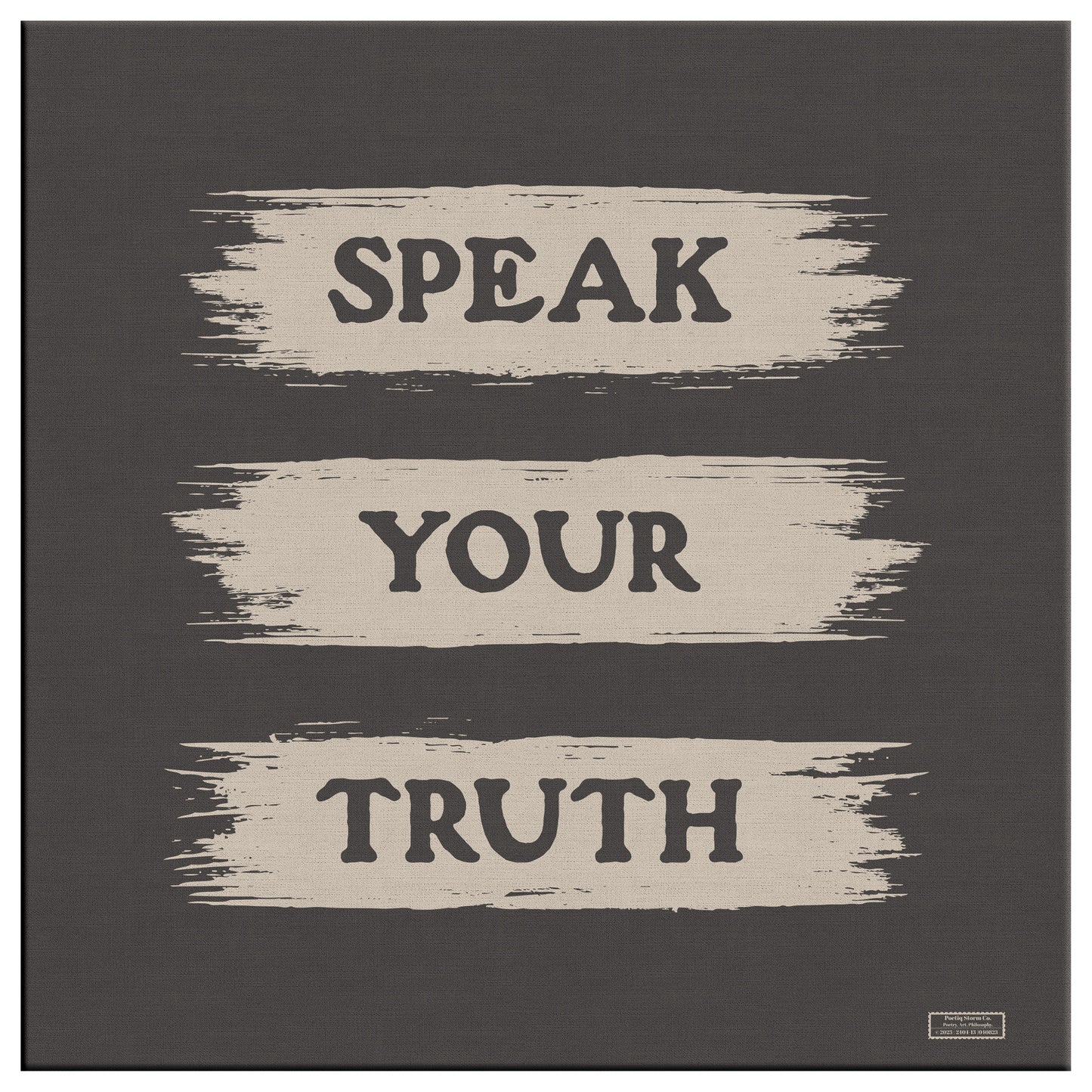 Speak Your Truth | Wall Art Canvas