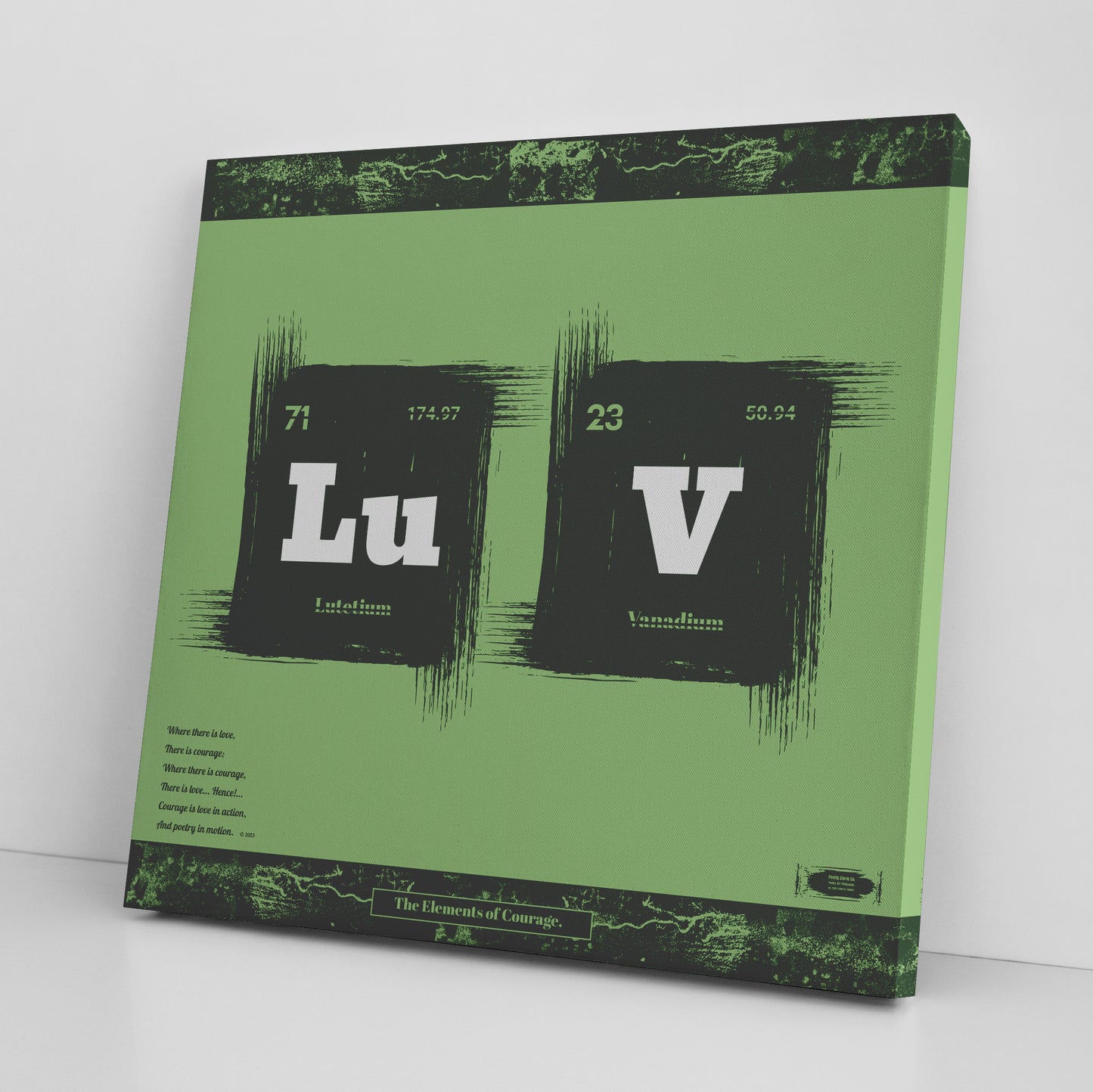 The Elements of Courage | Wall Art Canvas