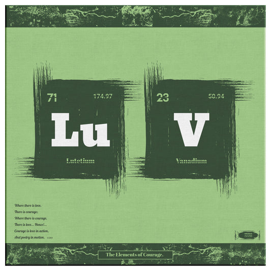 The Elements of Courage | Wall Art Canvas