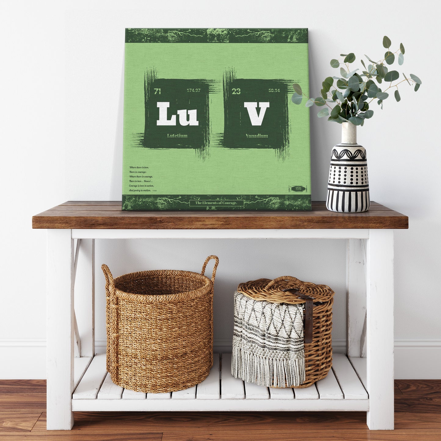The Elements of Courage | Wall Art Canvas