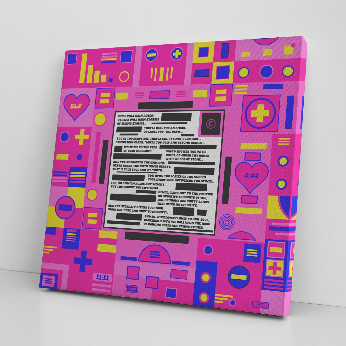 Roses and Stones | Wall Art Canvas