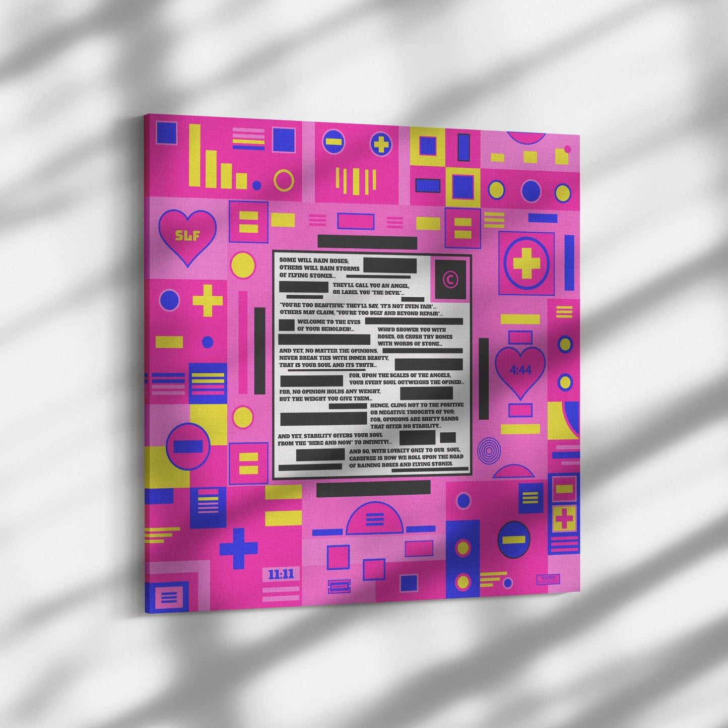 Roses and Stones | Wall Art Canvas