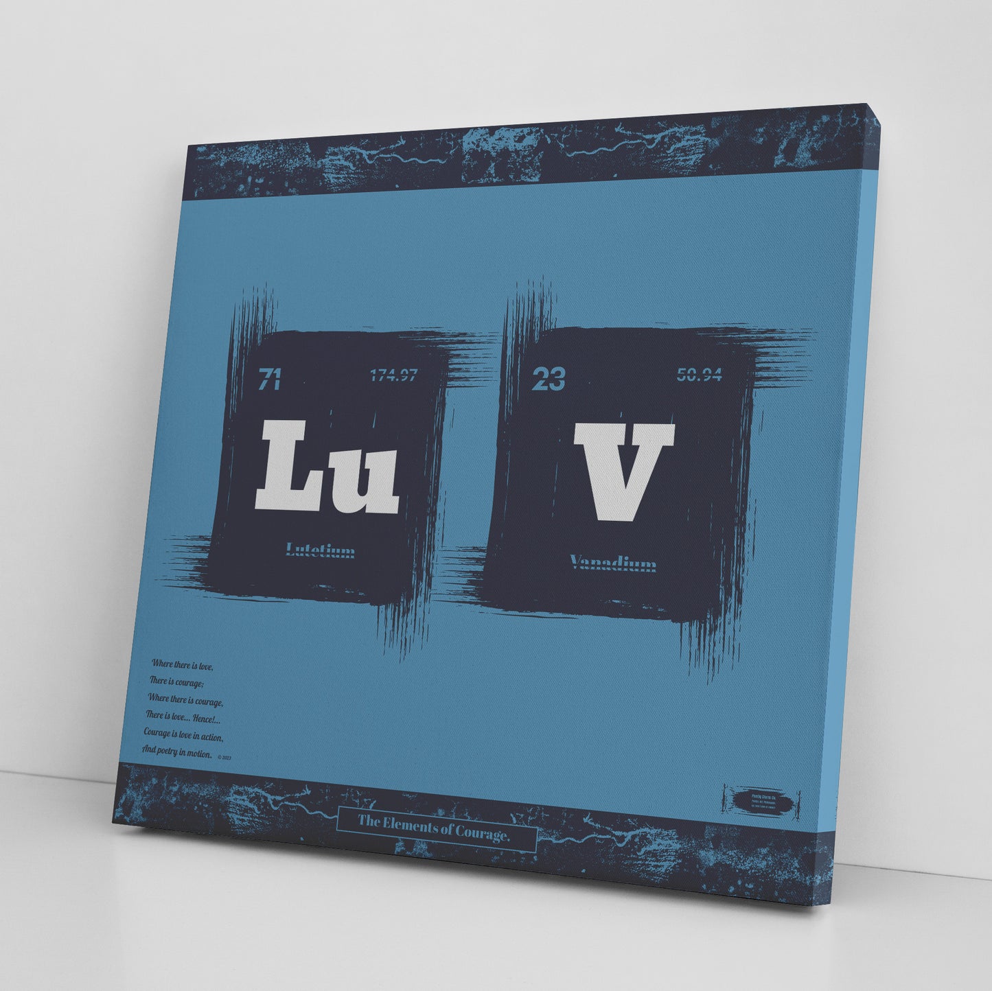 The Elements of Courage | Wall Art Canvas