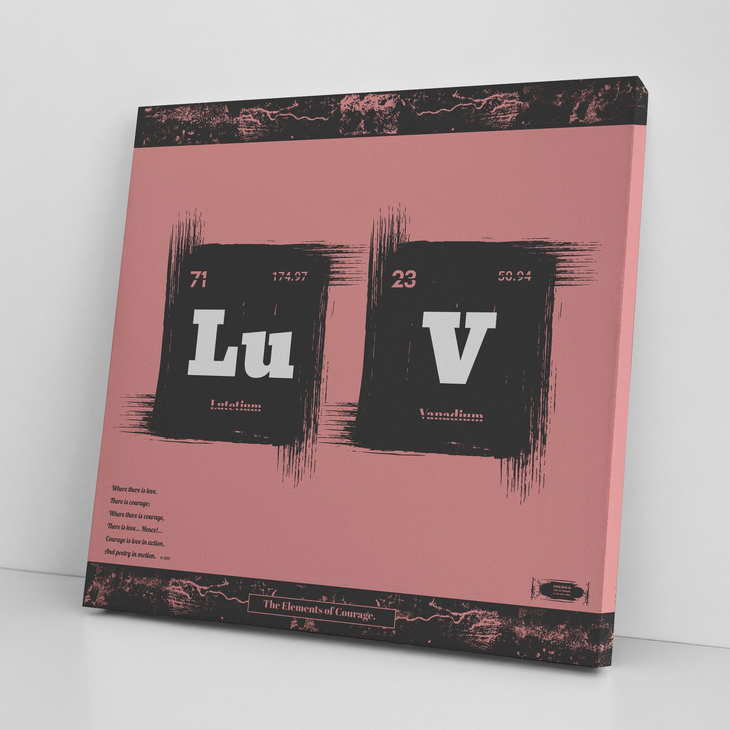 The Elements of Courage | Wall Art Canvas