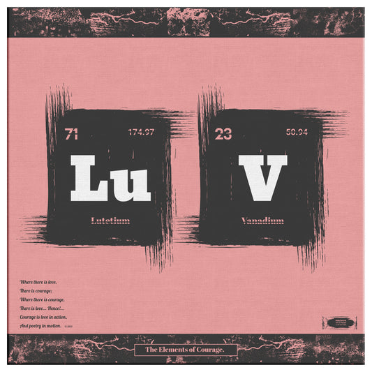 The Elements of Courage | Wall Art Canvas