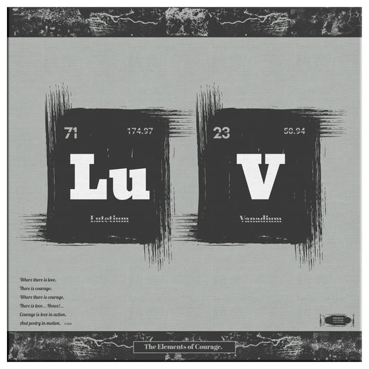 The Elements of Courage | Wall Art Canvas