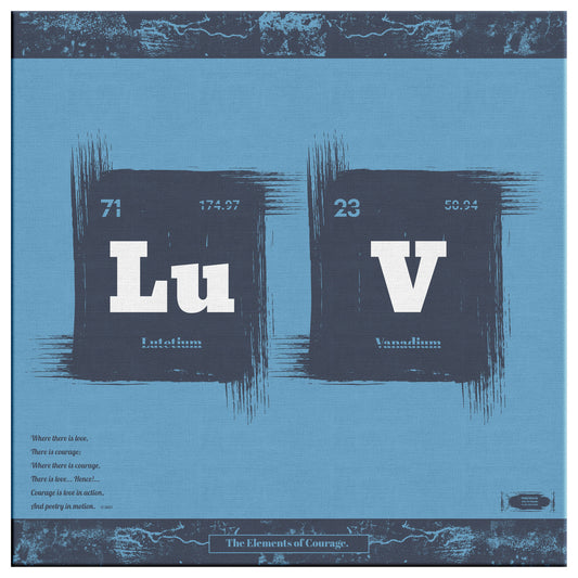 The Elements of Courage | Wall Art Canvas