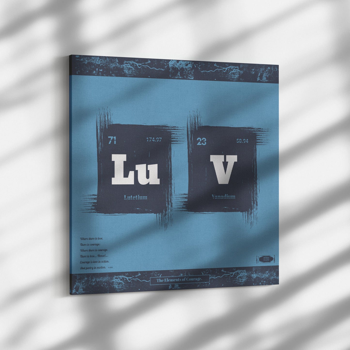 The Elements of Courage | Wall Art Canvas