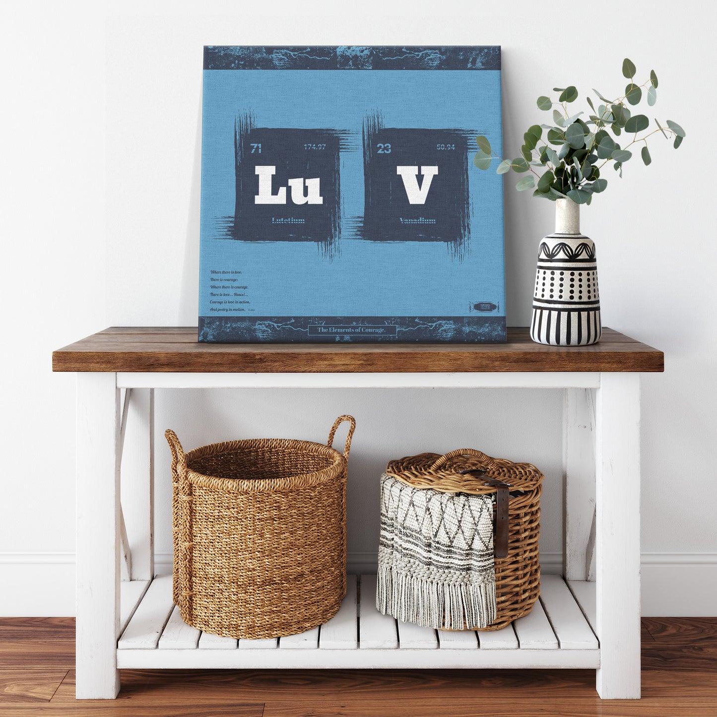 The Elements of Courage | Wall Art Canvas