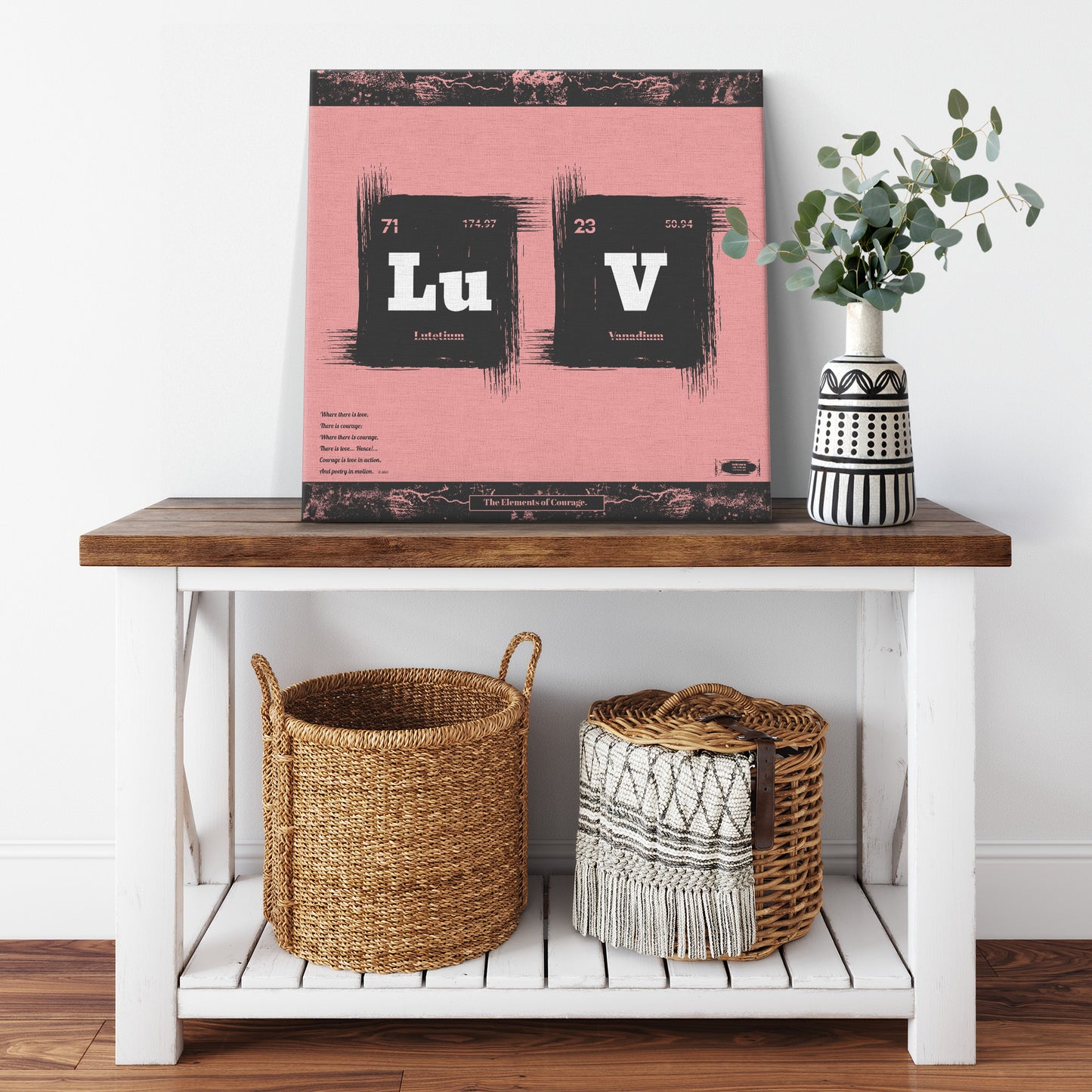The Elements of Courage | Wall Art Canvas